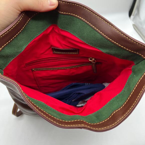 Dooney & Bourke Florentine Med Toggle Crossbody Bags Chestnut Brown - Picture 4 of 16